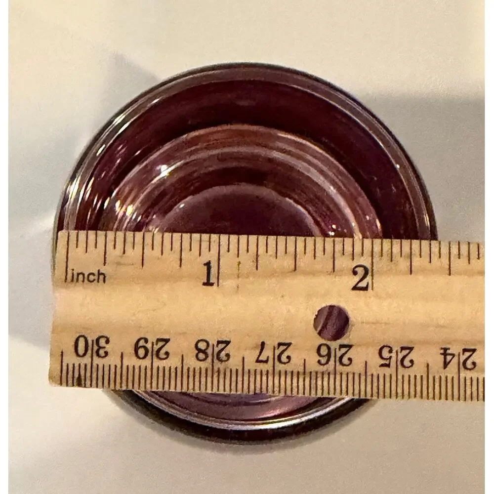 Crate & Barrel Purple Votive